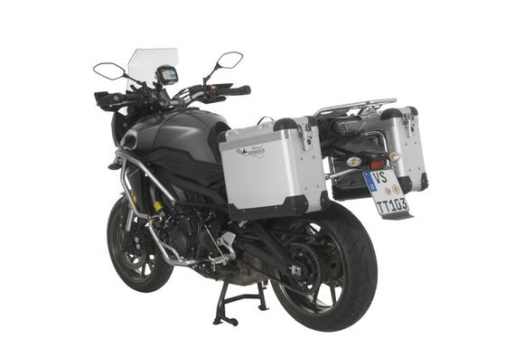 Touratech ZEGA Pro 31/31 suitcase - Black support included - Gray anodizedRef: Trt01204A / 01-630-5751-0