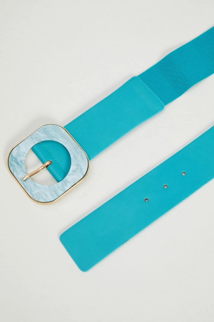 Belt with elastic - PETROL