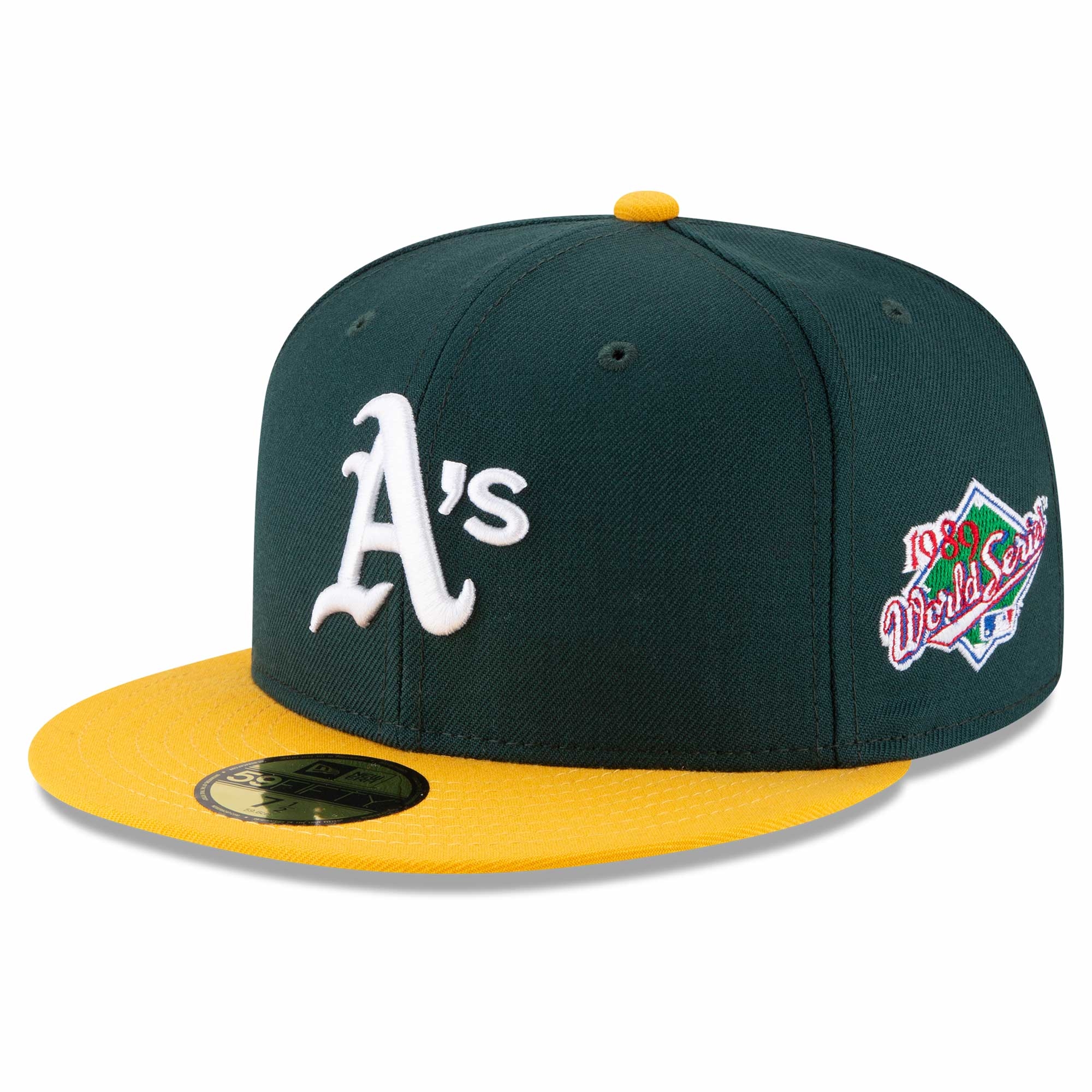 Oakland Athletics 1989 World Series Cooperstown 59FIFTY Fitted MLB Cap