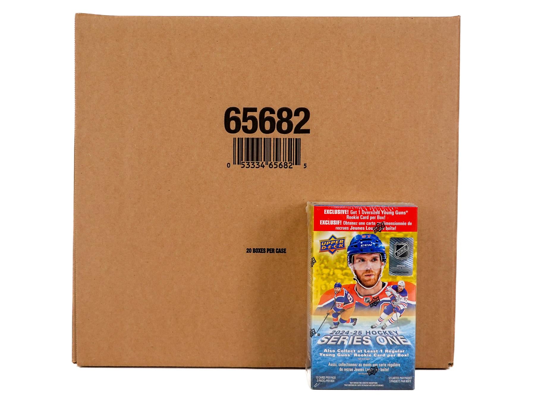 2024/25 Upper Deck Series 1 Hockey 3-Pack Blaster (Oversized Young Guns!)