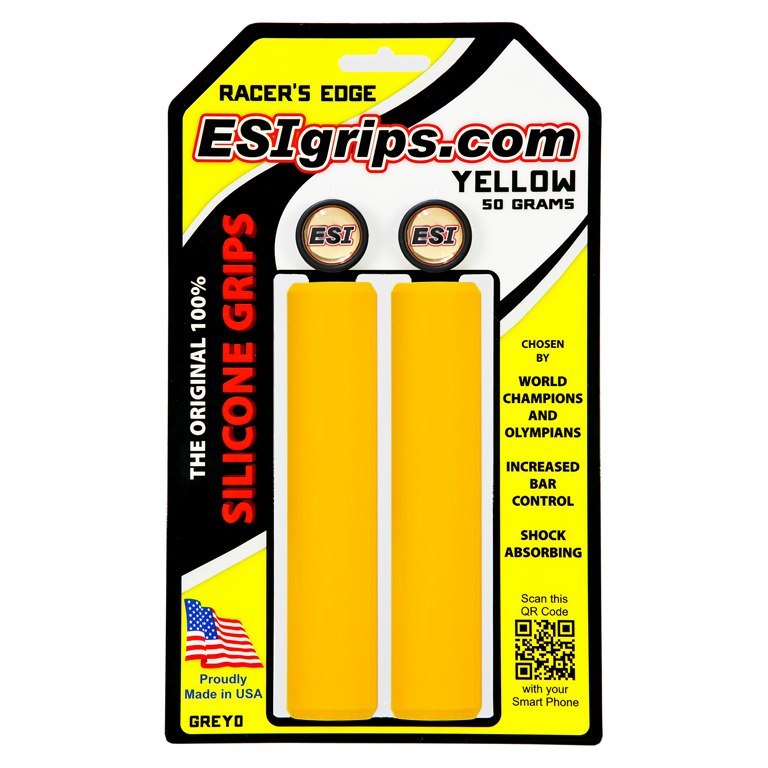 ESI Grips Racer's Edge Handlebar Grips - Yellow