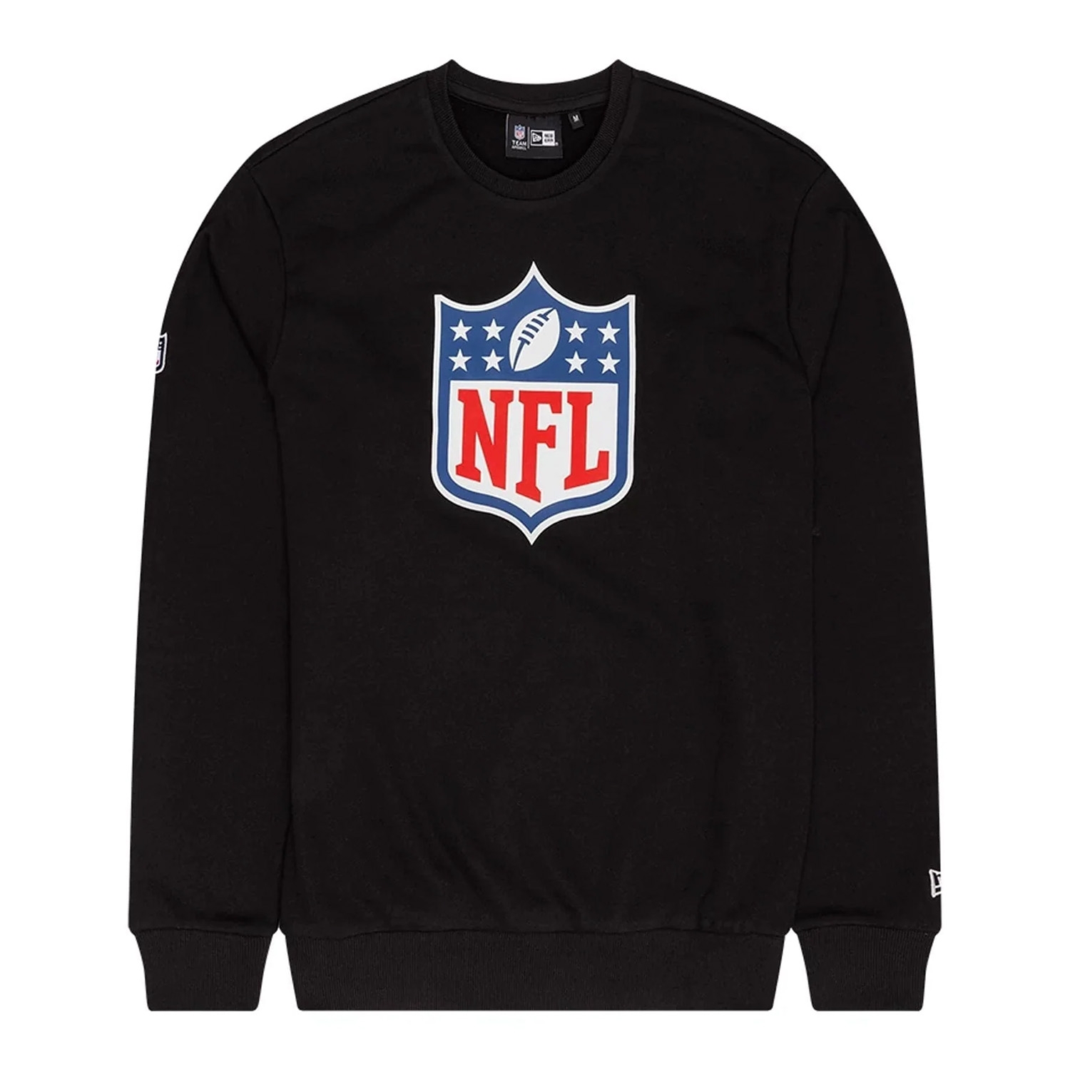 NFL Shield Logo Crewneck NFL Sweatshirt Black