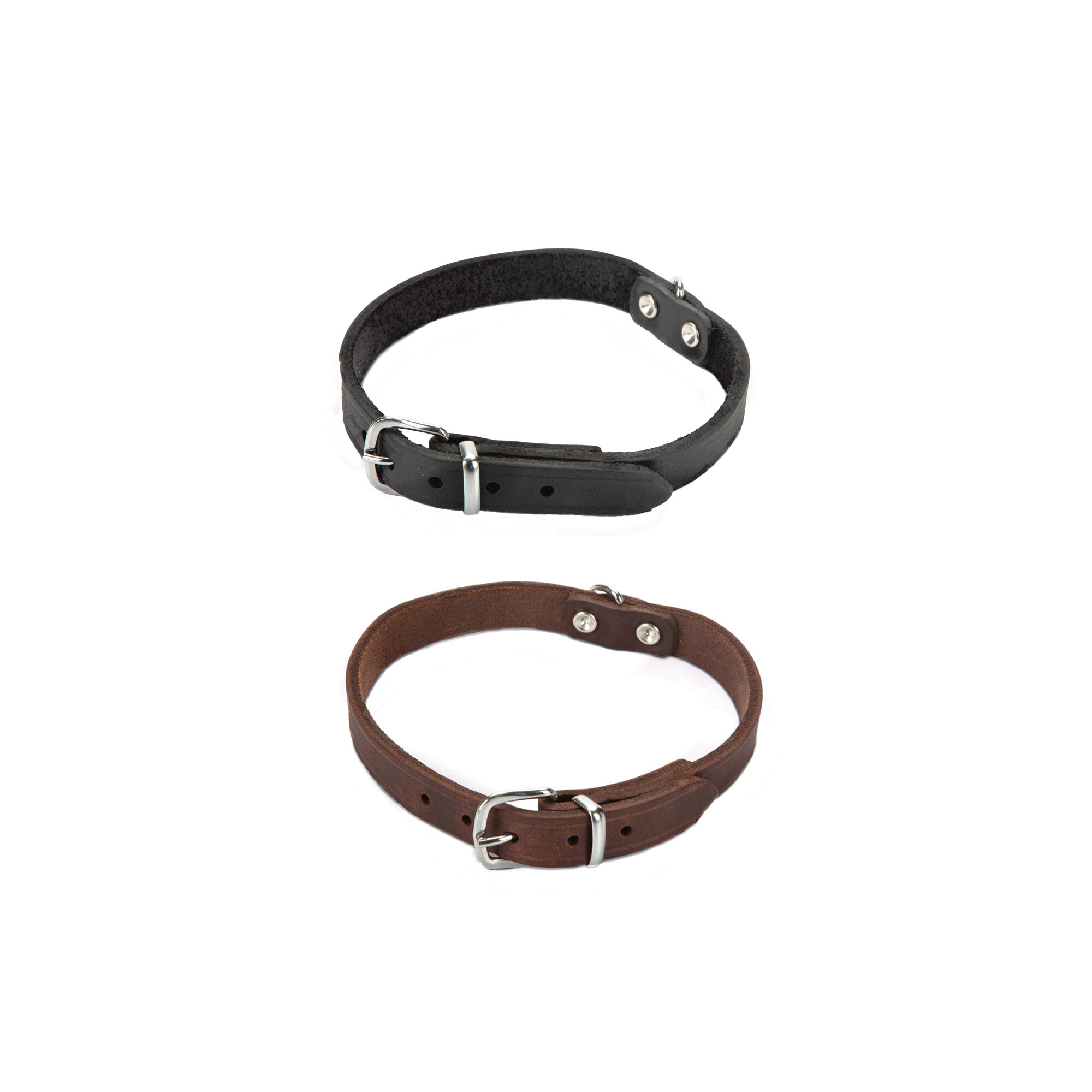Beeztees Dog Collar Leather - Brown - 62cm x 25mm