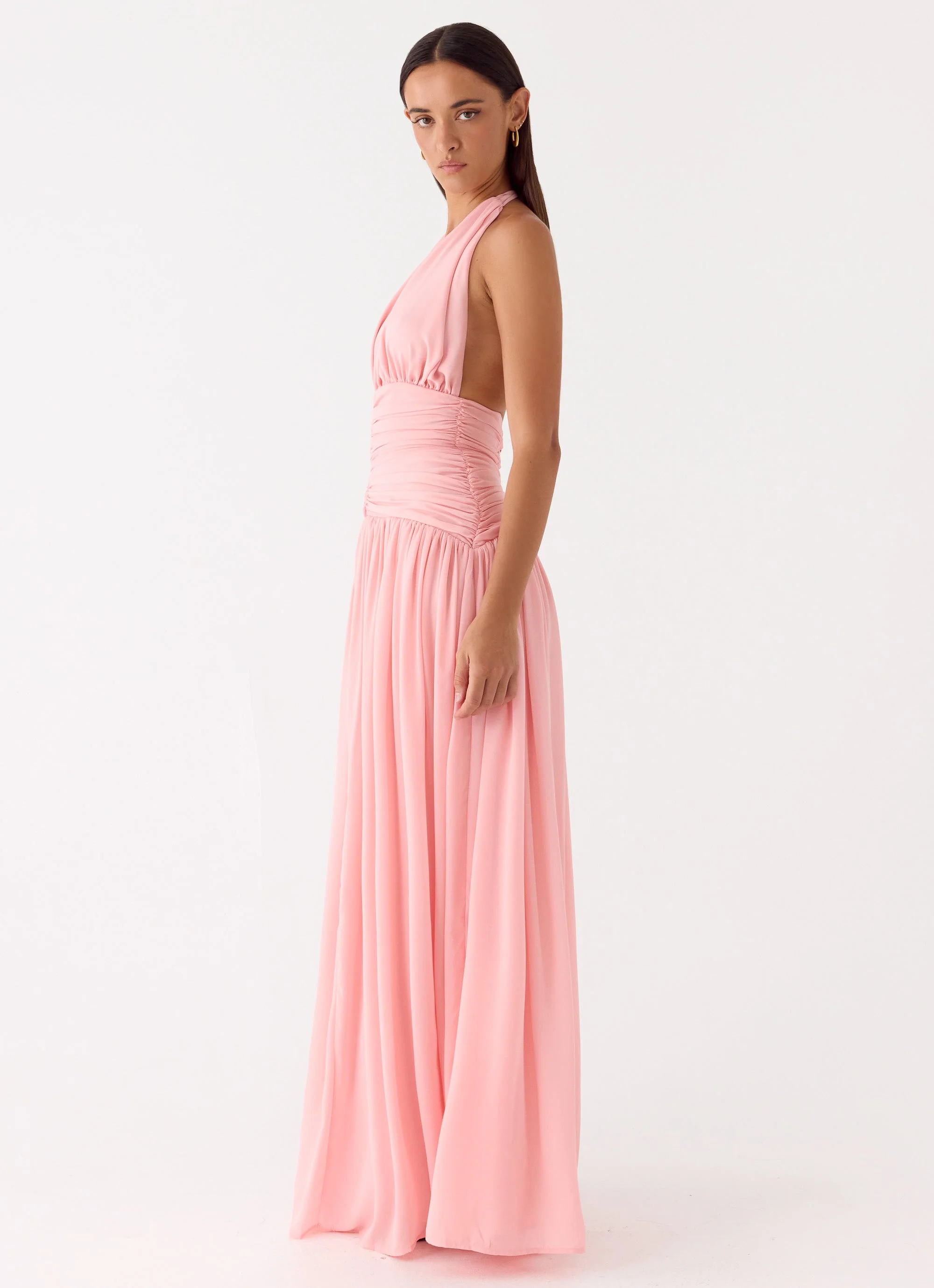 Jimena Maxi Dress - Peach