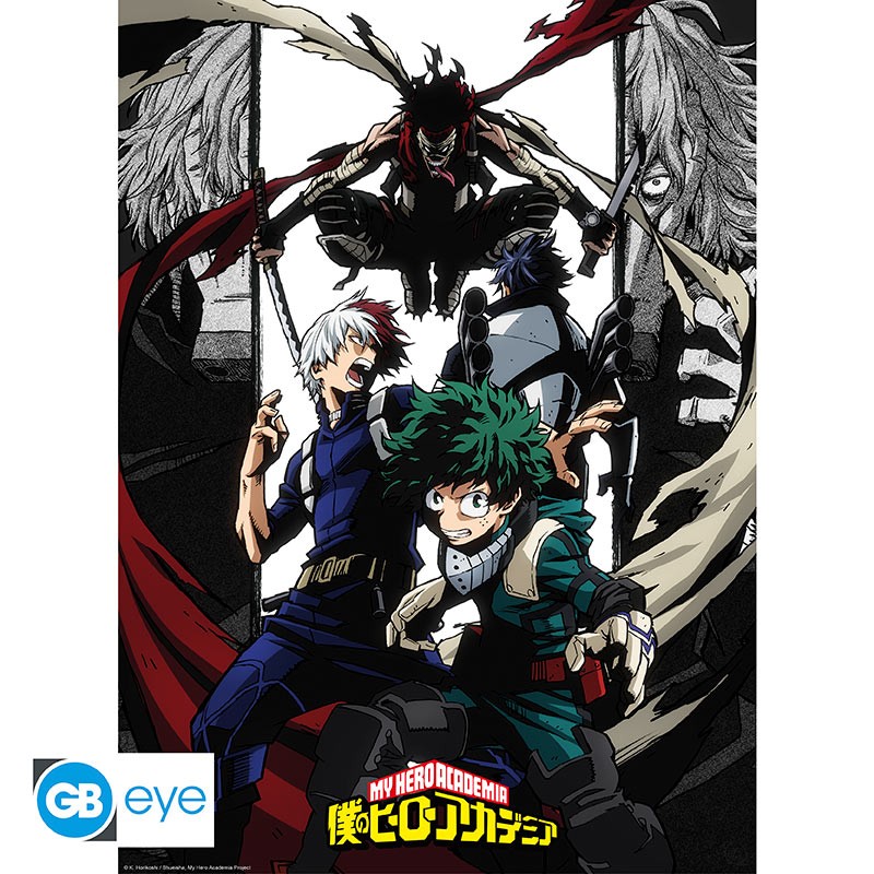 MY HERO ACADEMIA Poster Stain vs students (52x38 cm)