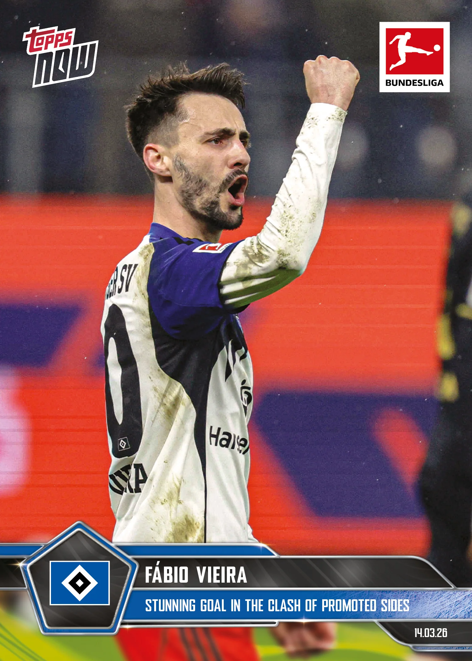 Fábio Vieira - 2025-26 Bundesliga Topps NOW® - Card 149 - PR:522