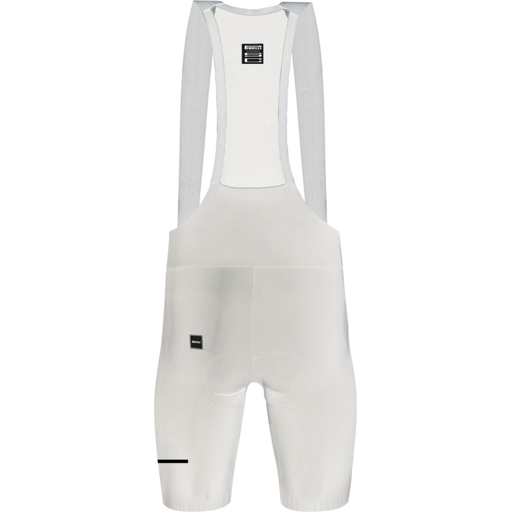 Santini Pirelli Sport Club Bib Shorts Men RE1177GIT4PSC - white BI