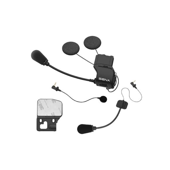 Kit for Sena intercom: Microphone clamp, earpieces for 20S EVO/30K/50S - BlackRef: SEN0136 / SCA0354