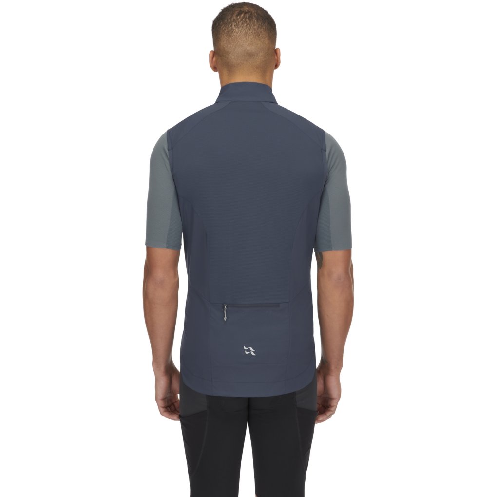 Rab Cinder Windveil Vest Men - tempest blue