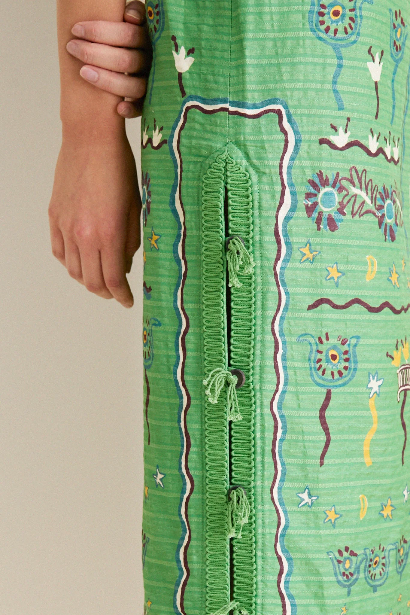 Multi Sun Dancer Midi Dress