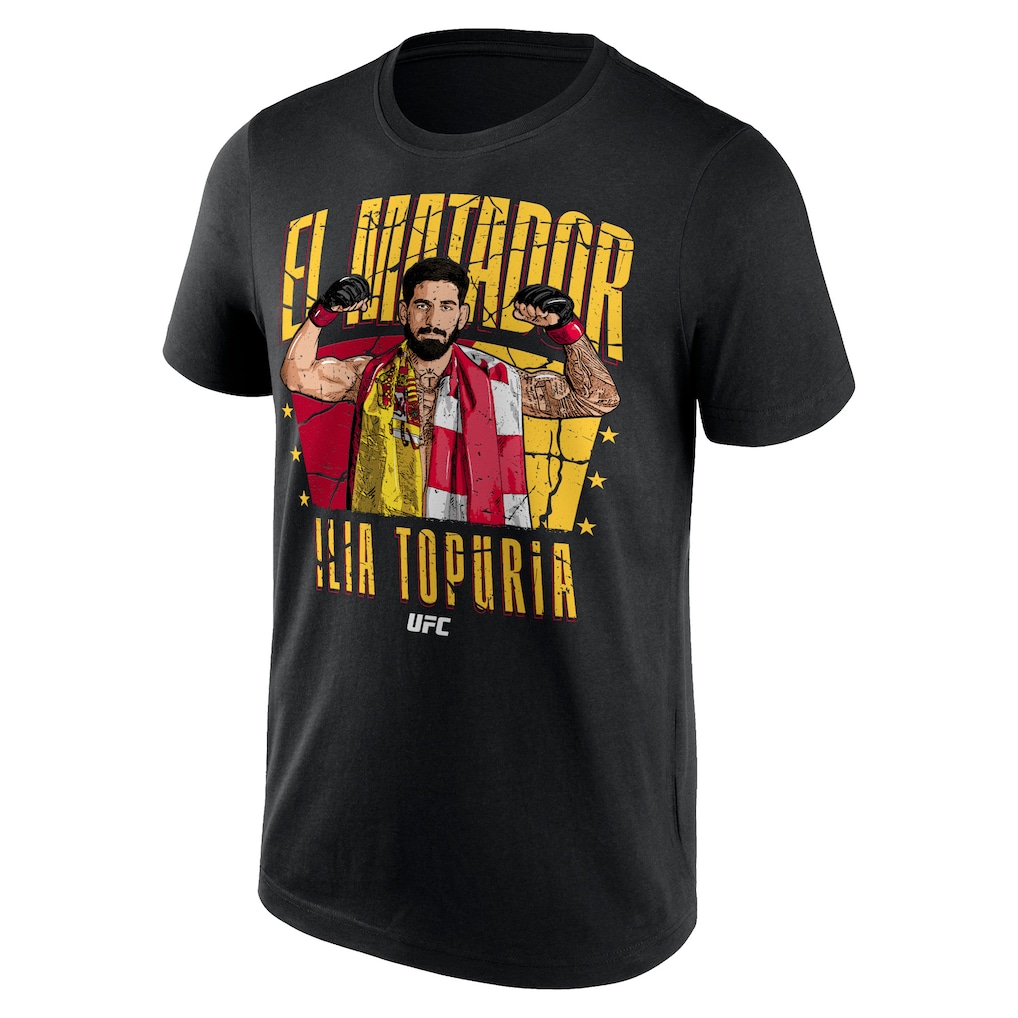 UFC Ilia Topuria El Matador T-Shirt - Black - Mens