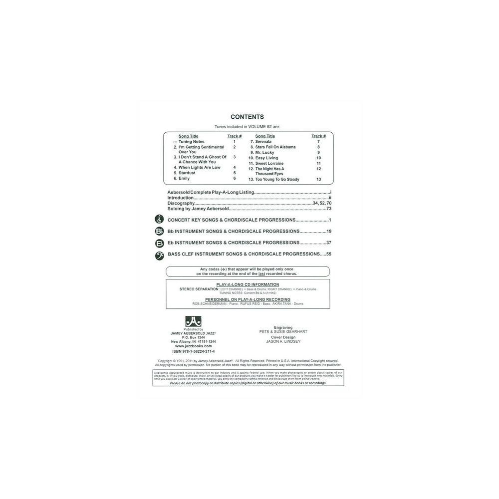 Jamey Aebersold Stardust – Thomann Ireland