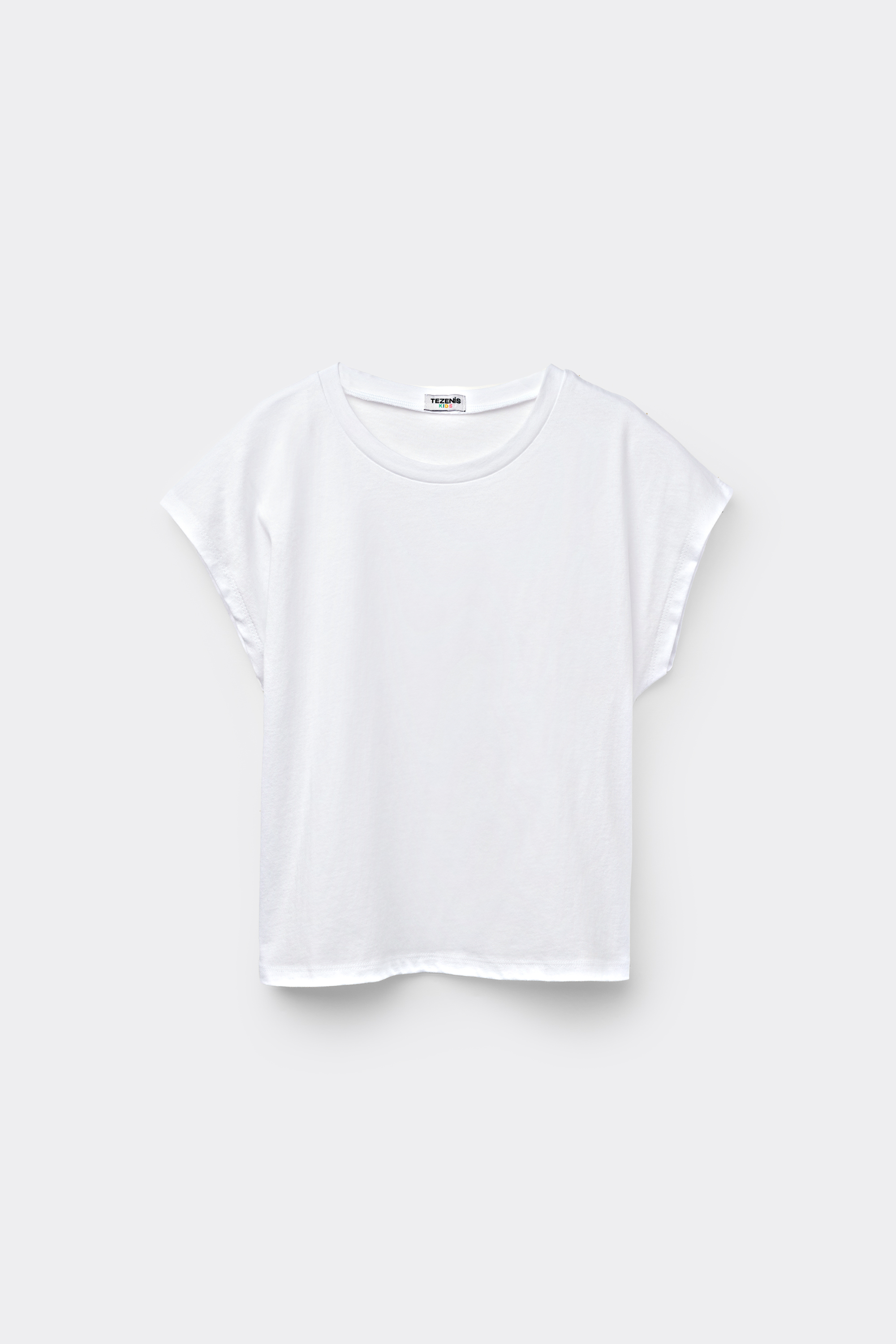 Girls’ Cotton T-Shirt with Kimono Sleeves