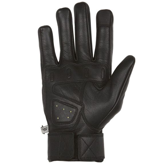 Helstons wolf soft leather gloves - blackRef: HS0748