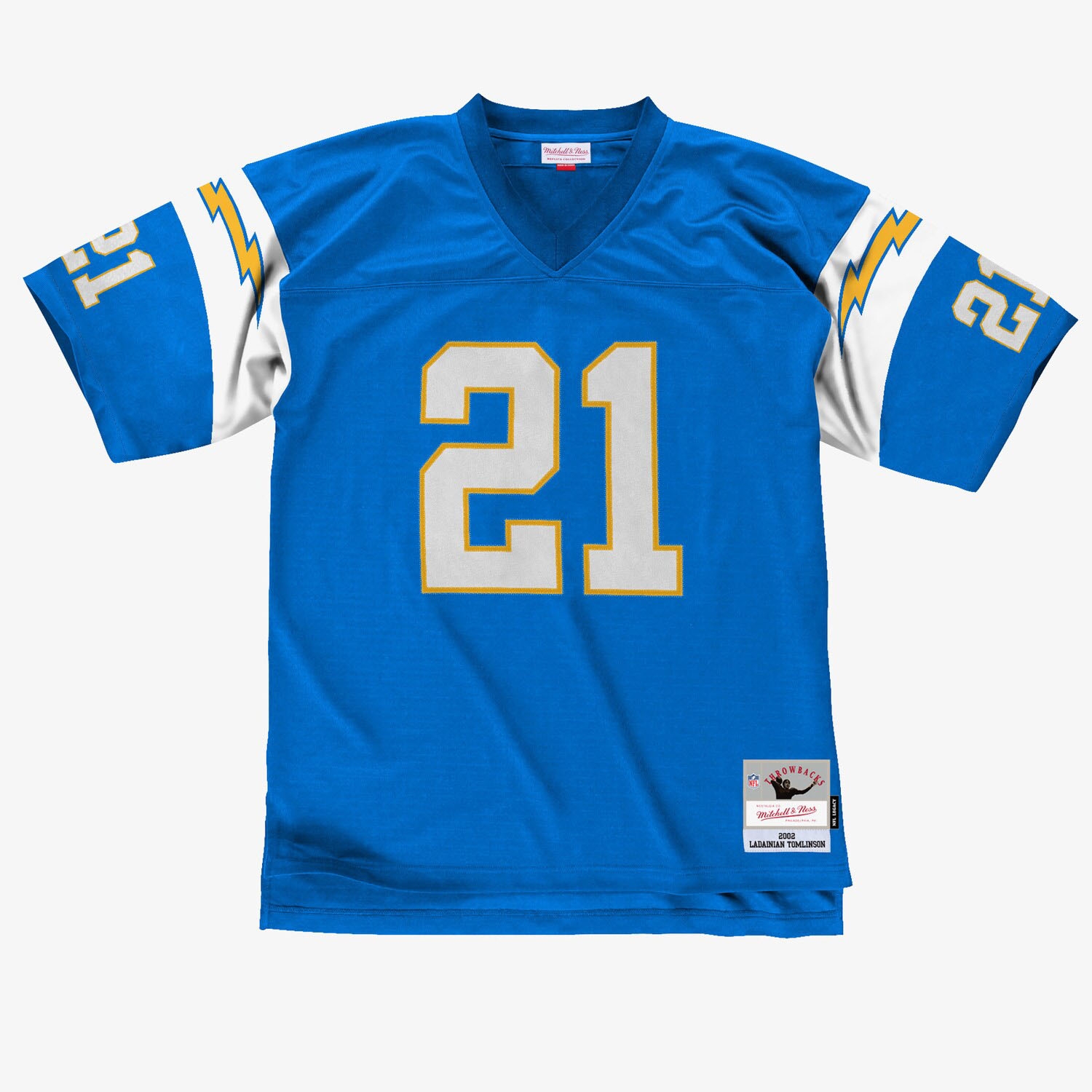 LaDainian Tomlinson #21 San Diego Chargers 2002 Mitchell & Ness Legacy NFL Jersey Blue