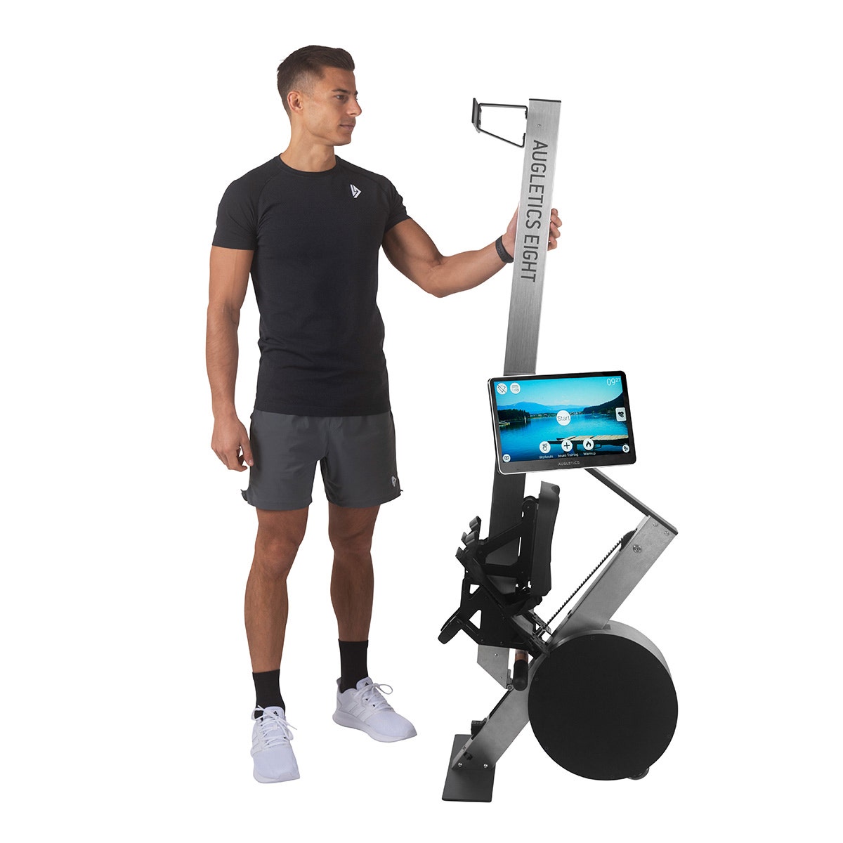 Rowing Machine  Eight schwarz