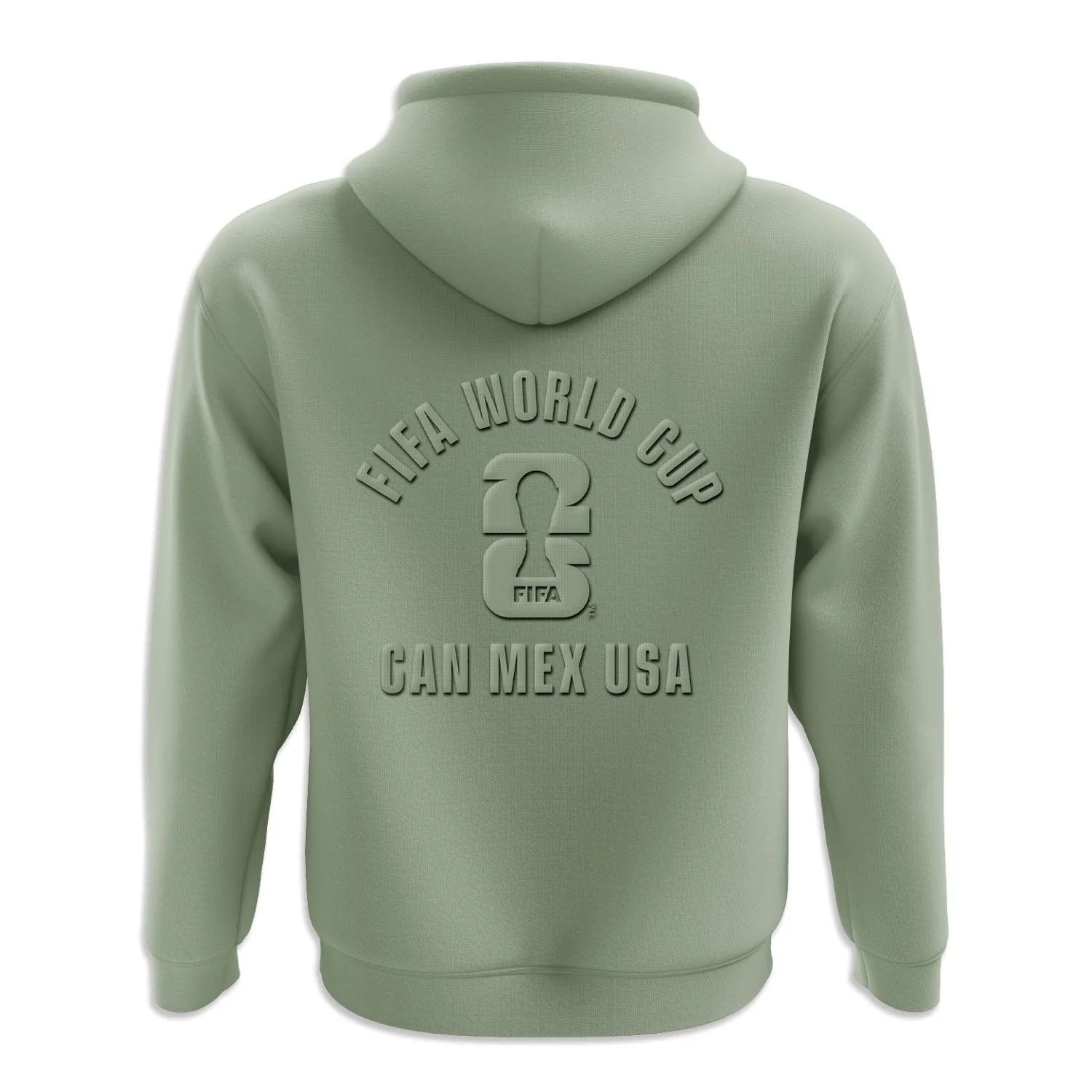 2026 Soccer Fan Collection Puff Arch Sage Hoodie - Unisex