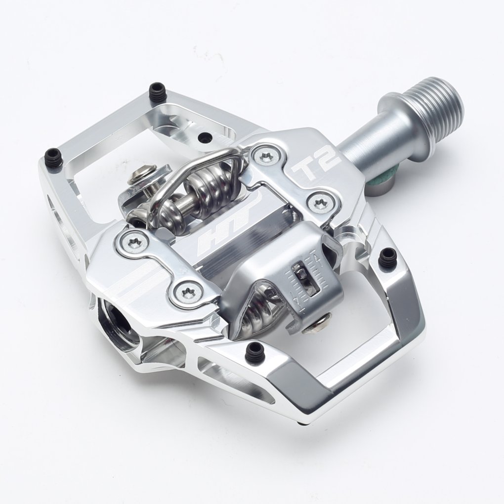 HT T2 Clipless Pedals - silver