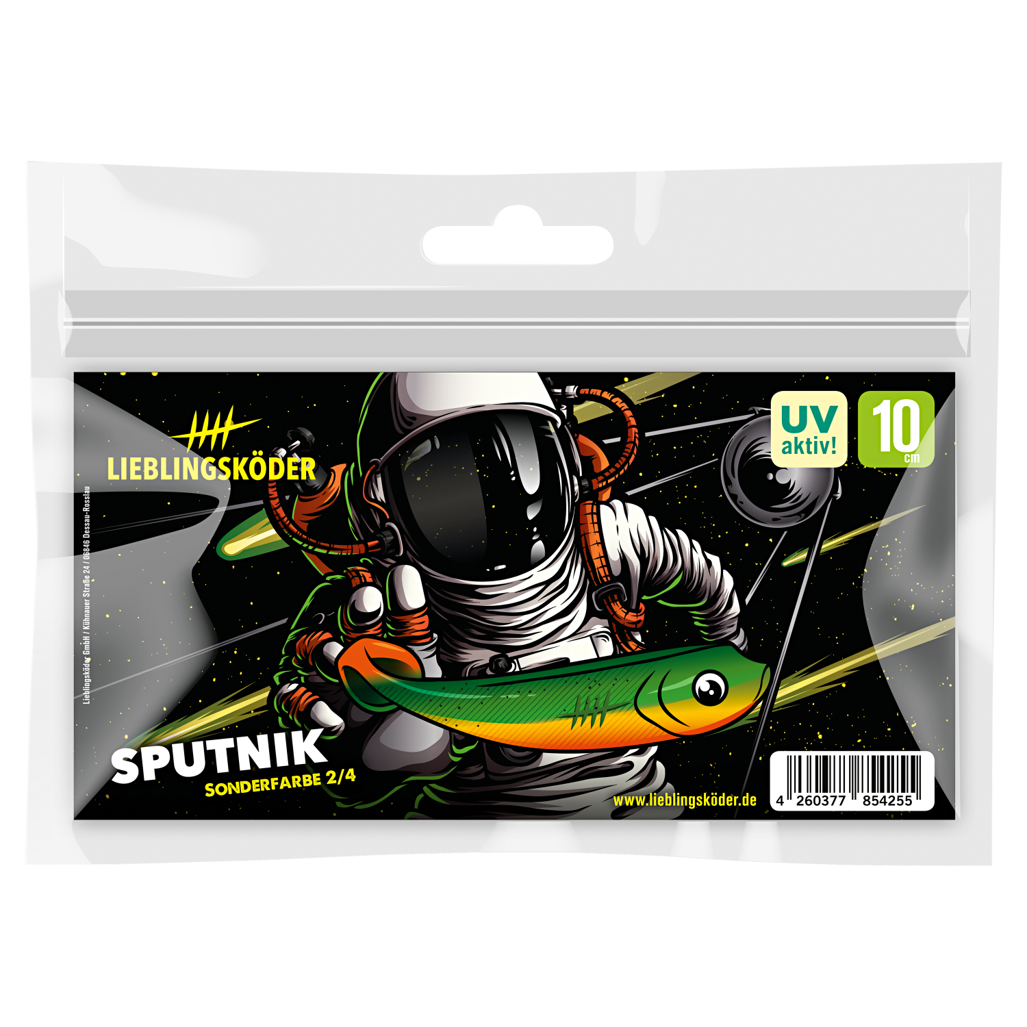 Lieblingsköder Shad Perch Bait (7.5 cm, Sputnik)