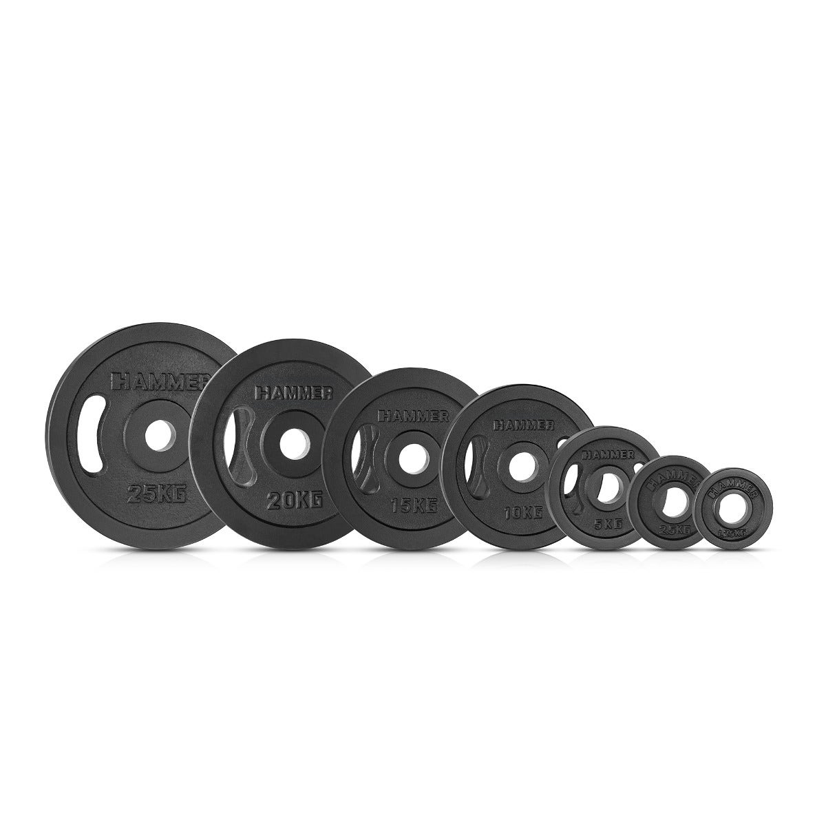 Weight plates 50 mm 1.25 - 25 kg