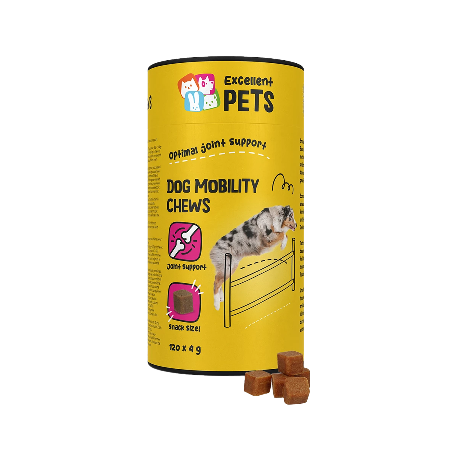 Excellent Pets Dog Mobility Chews - 60 pieces