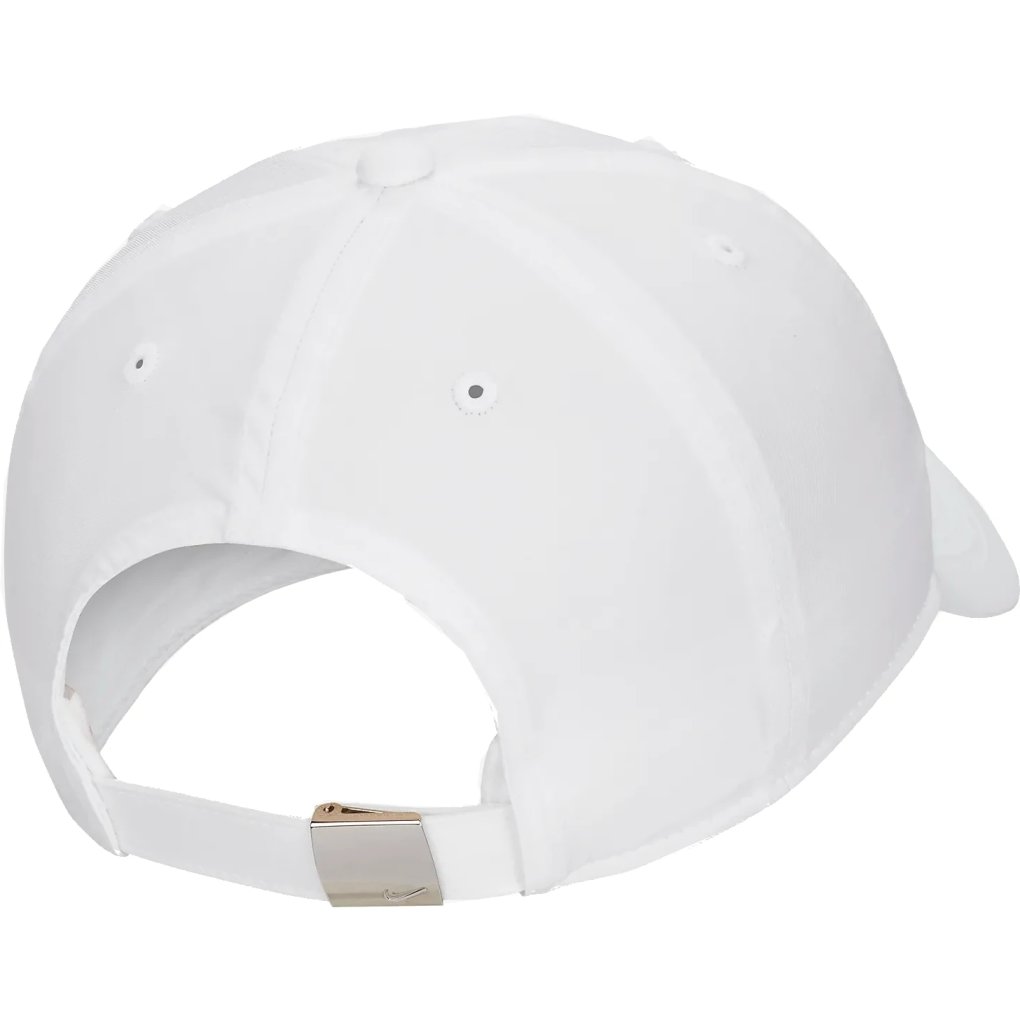 Nike Dri-FIT Club Metal-Swoosh-Cap Kids - white FB5064-100