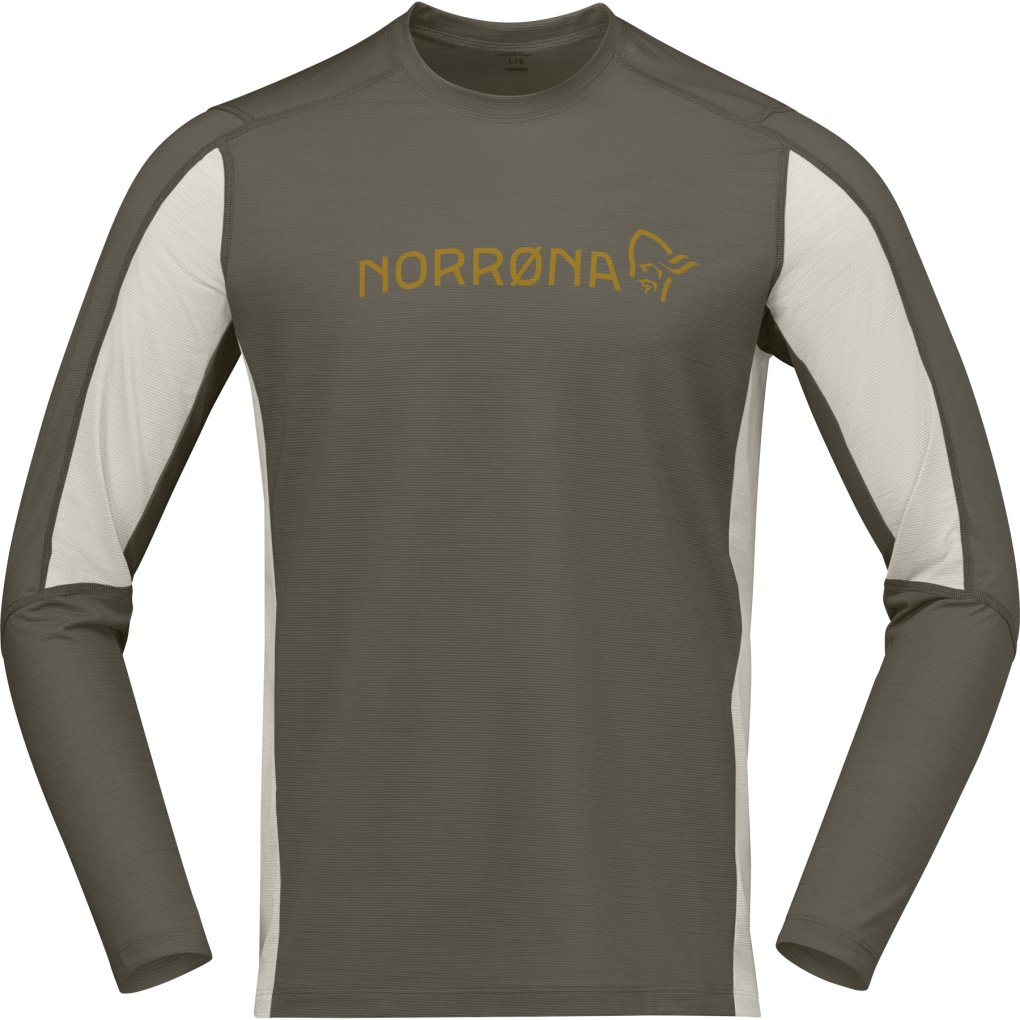 Norrona falketind equaliserUll Long Sleeve Shirt Men - Beluga