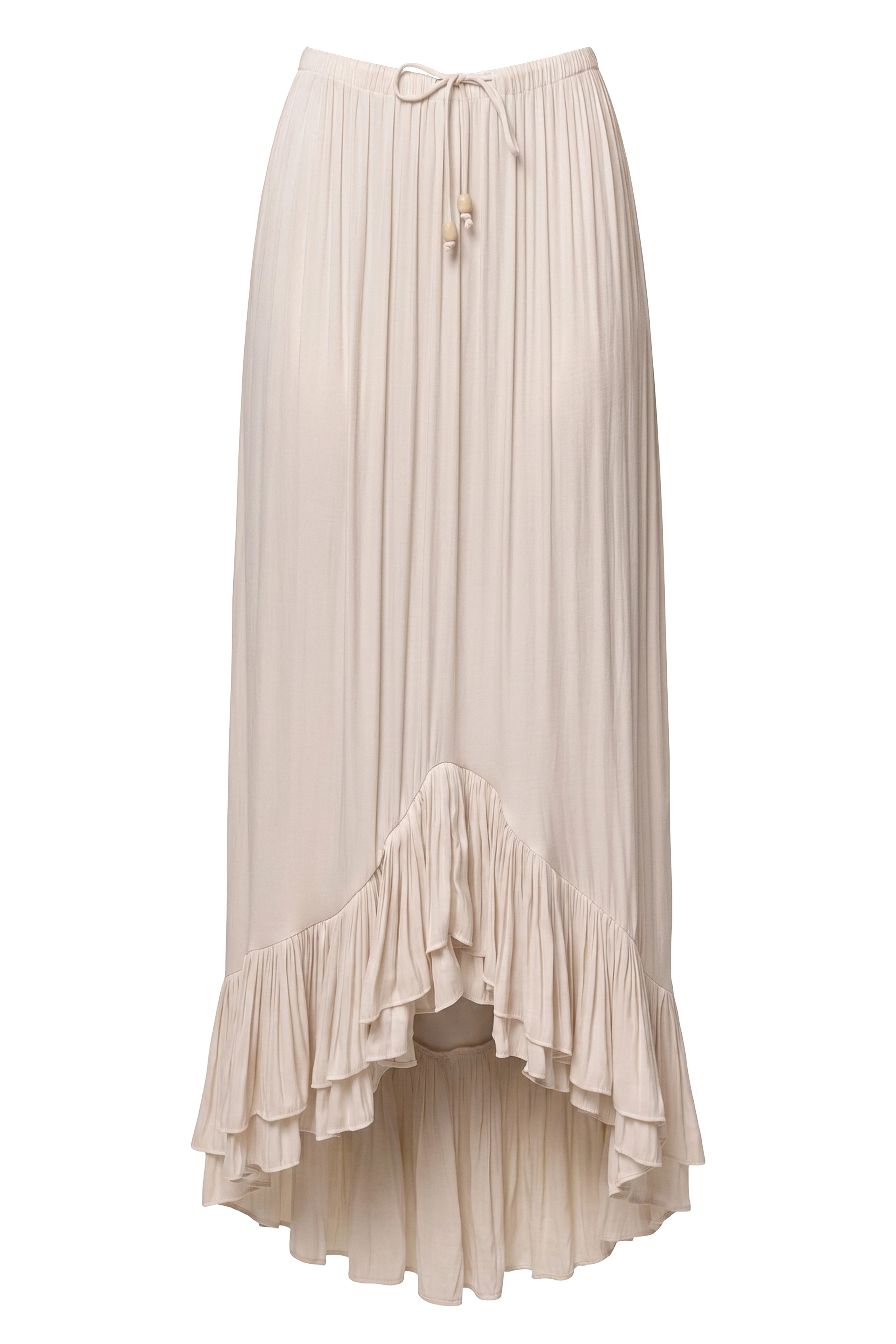 Ivory Sun And Sand Maxi Skirt