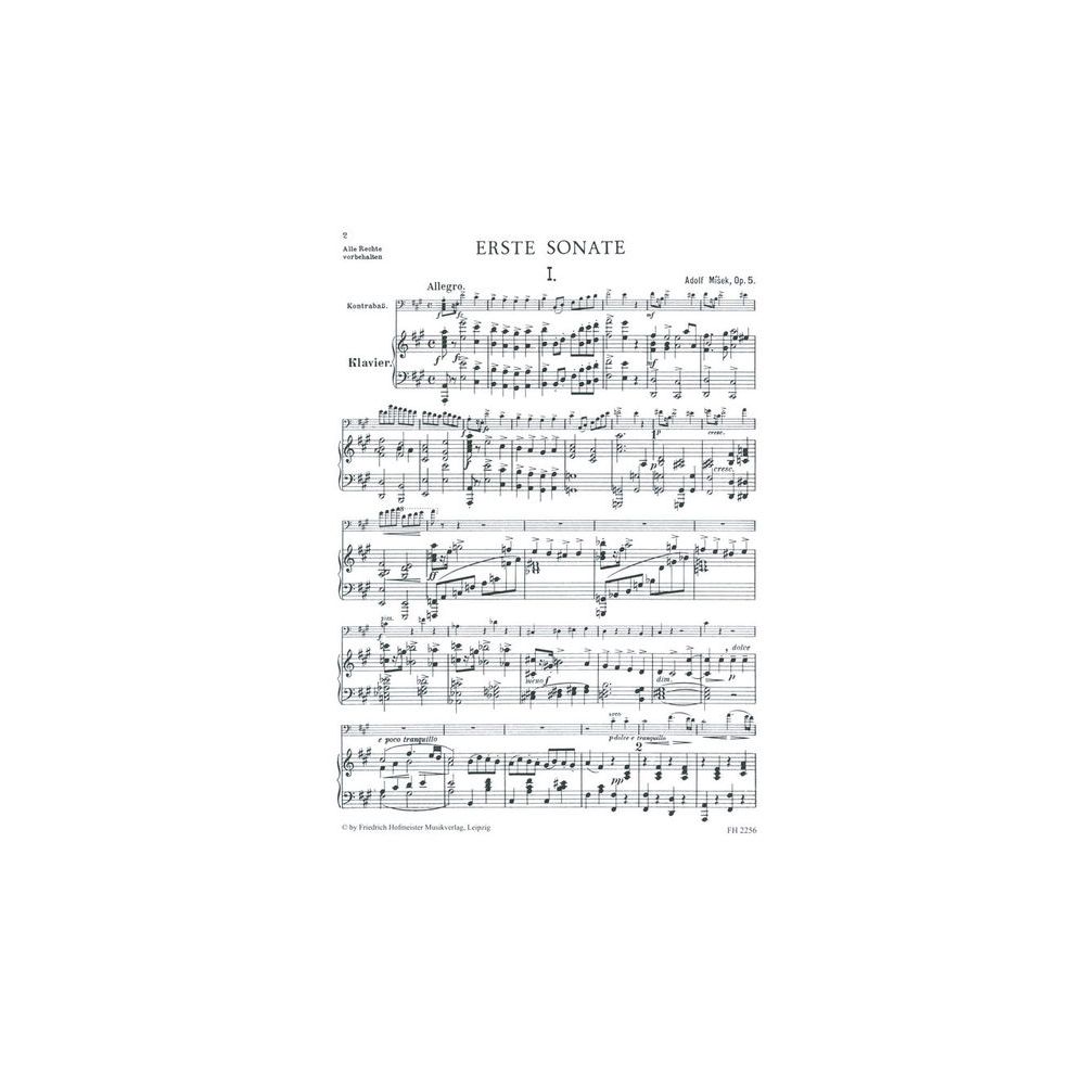 Friedrich Hofmeister Verlag Misek Sonate A