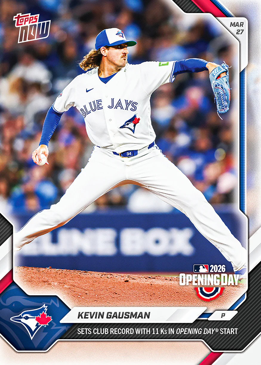 Kevin Gausman - 2026 MLB Topps NOW® - Card 14 - PR: 622
