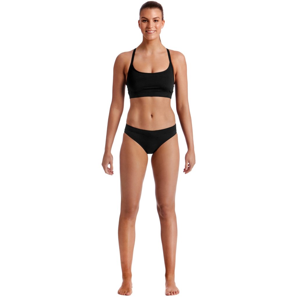 Funkita Sports Bikini Briefs Women - Still Black