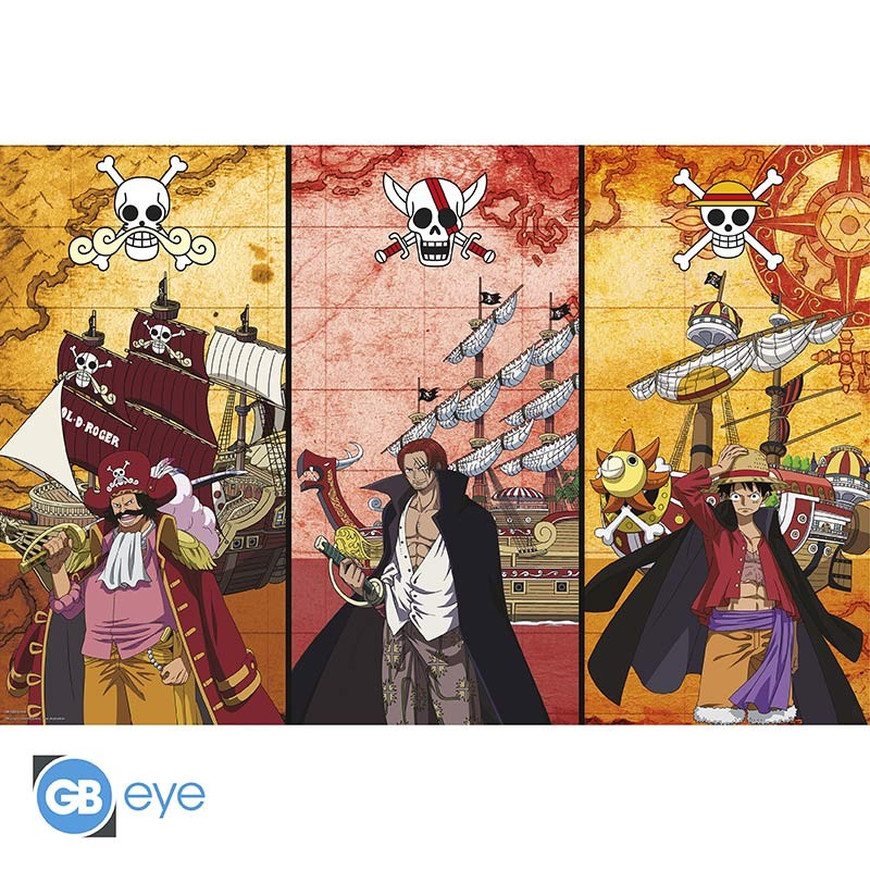 ONE PIECE Poster Captains & Boats (91.5x61)