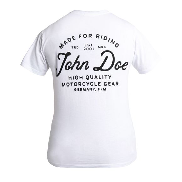 John Doe JD Lettering - White Short sleeve t -shirtsRef: JDE0258