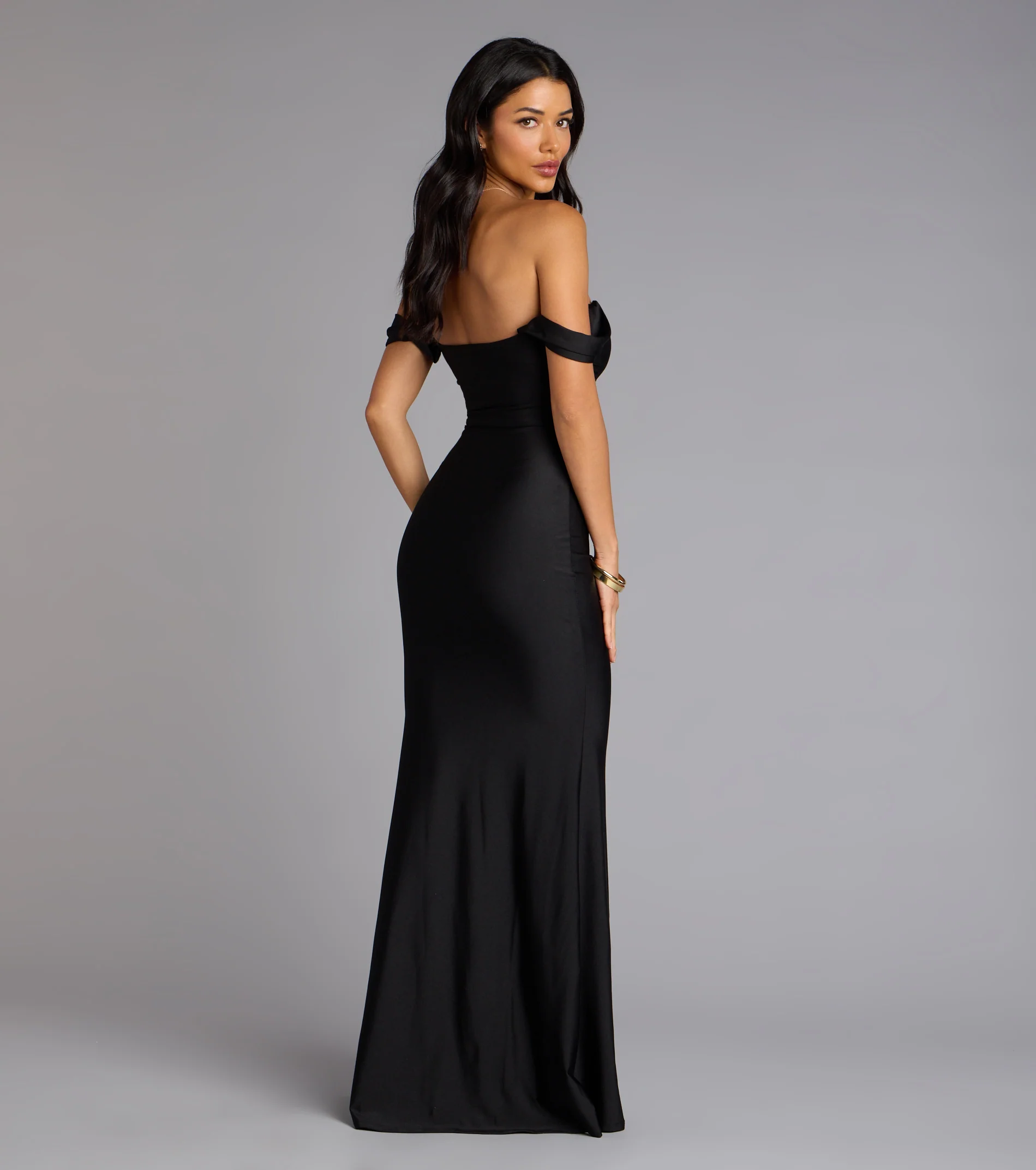 Rae Off-The-Shoulder Mermaid Formal Dress