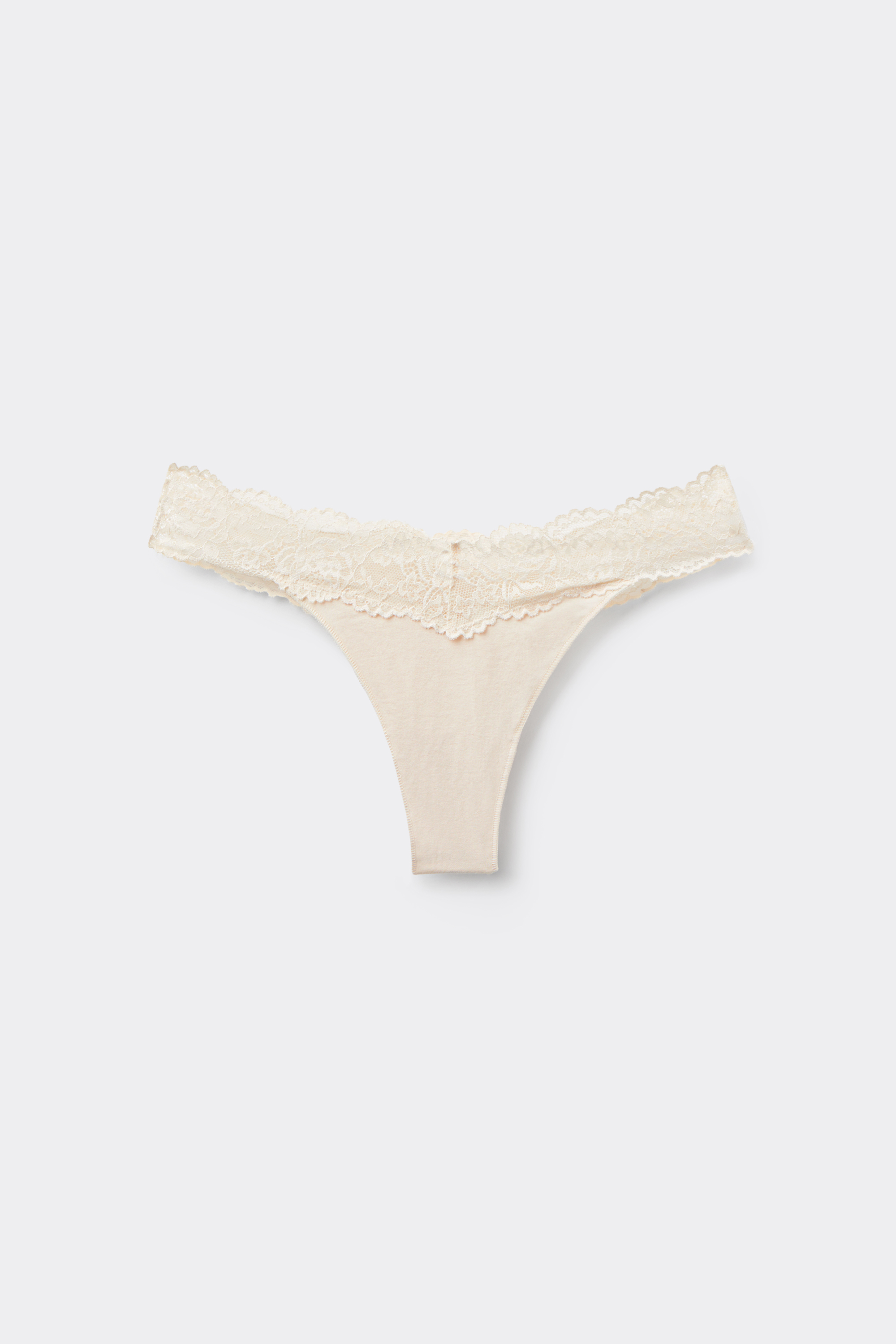 Brazilian Briefs in Cotton and Recycled Lace