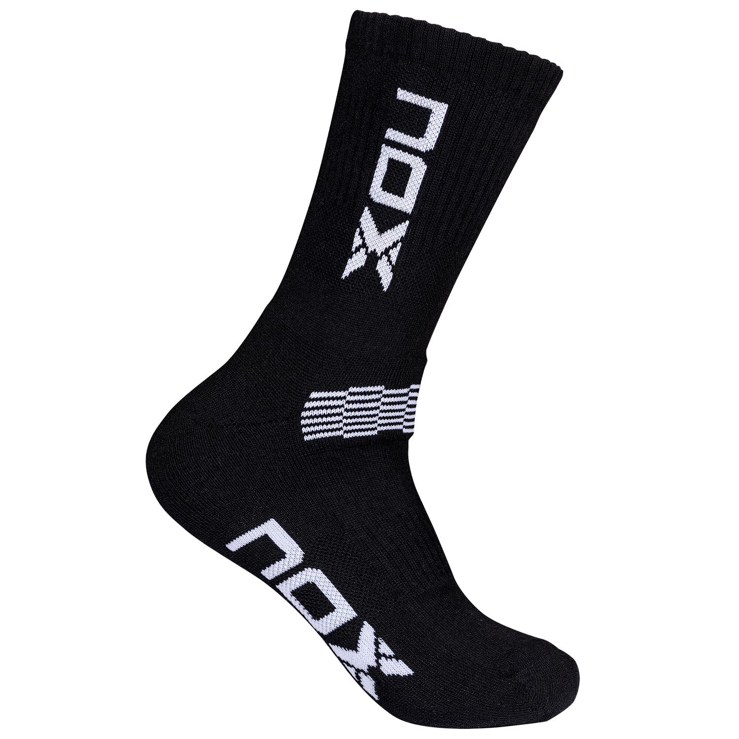 BAG 6 PCS. - NOX TECHNICAL SOCKS BLACK VERTICAL LOGO