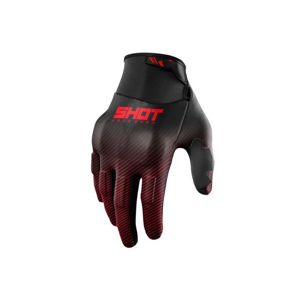 Shot DRIFT Enduro Gloves - RIM 2025 - Black / RedRef: SO2626