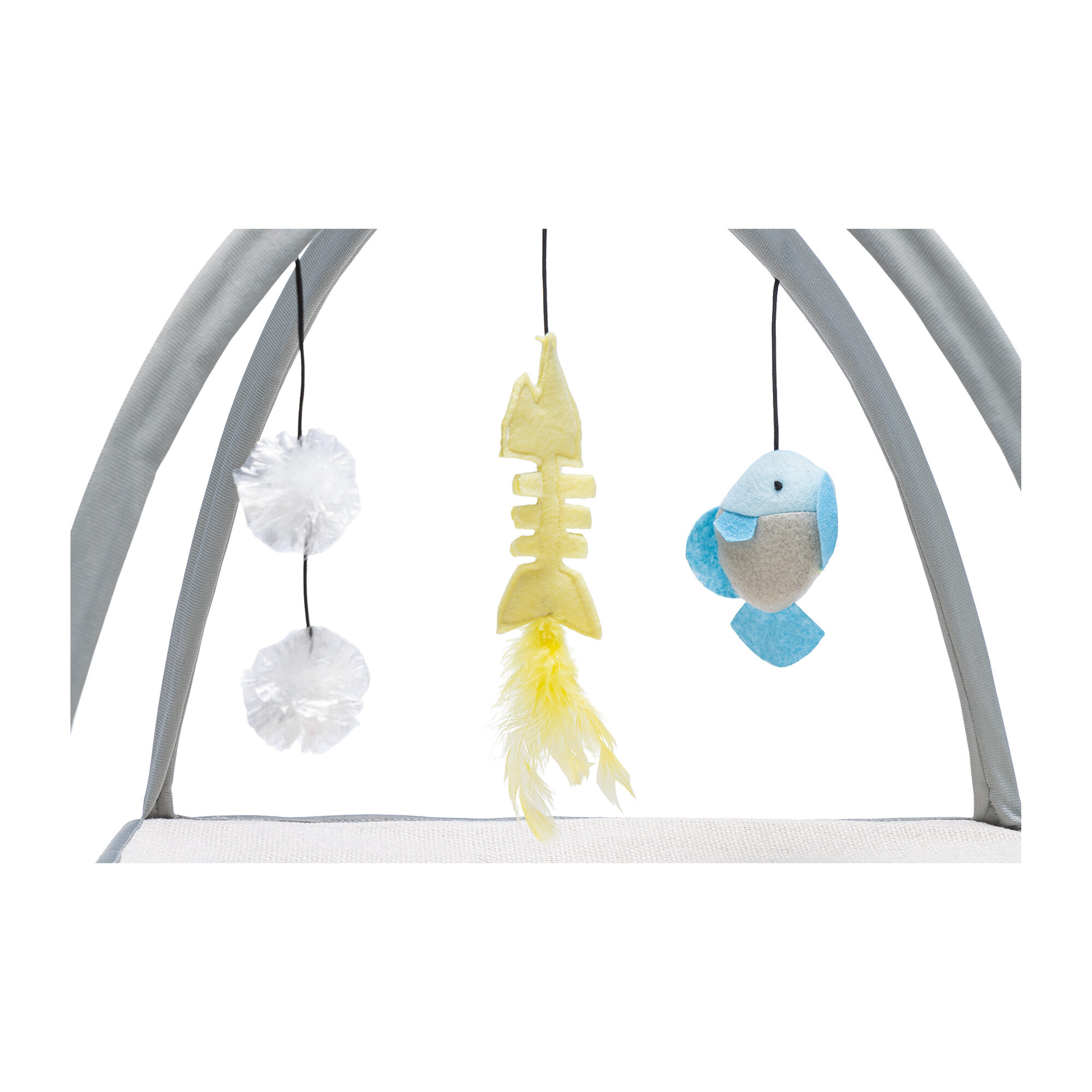 Beeztees Kitten Play Rug Xabia - Grey - 40 x 40 x 33 cm