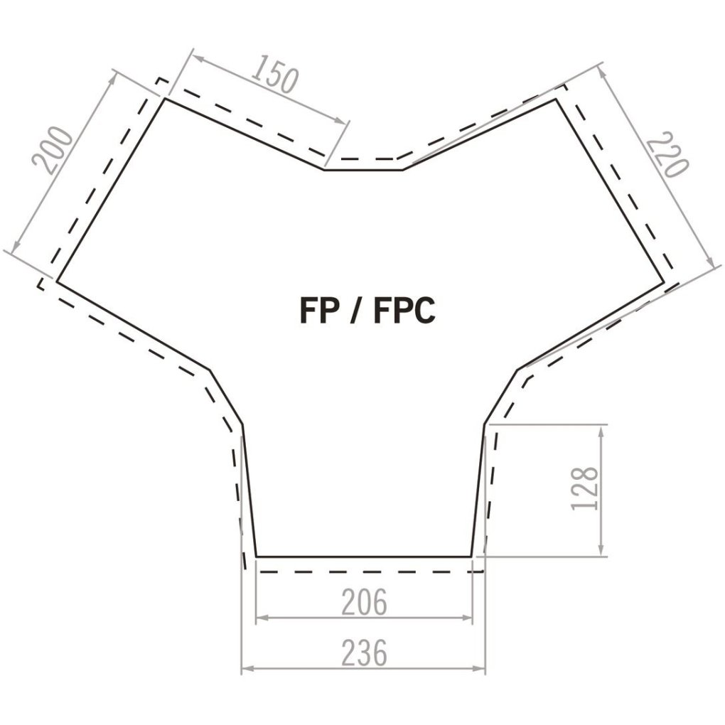 Vaude Floor protector for Badawi 4P - bark