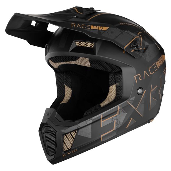 FXR CLUTCH STEALTH 24 2024 cross helmet - BlackRef: FXR0547