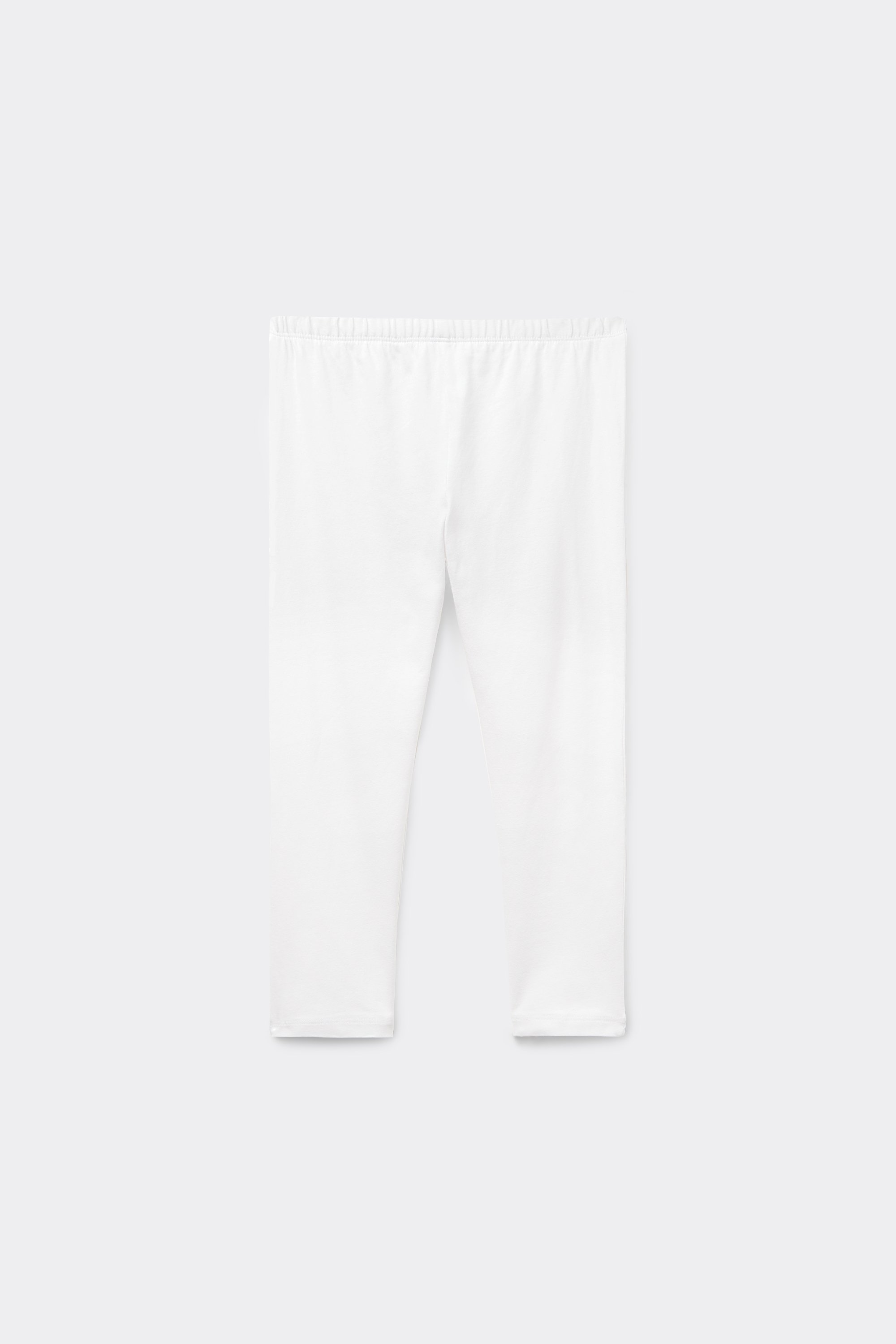 Girls’ Plain Colour Cotton Capri Leggings