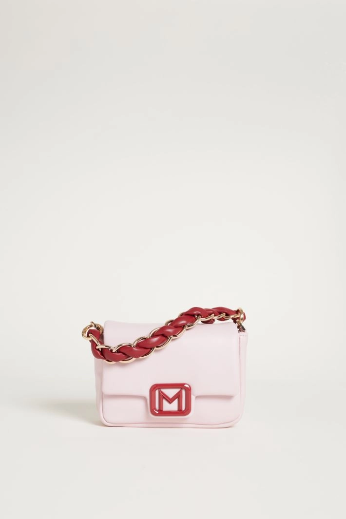 Padded bag in coated fabric - PINK