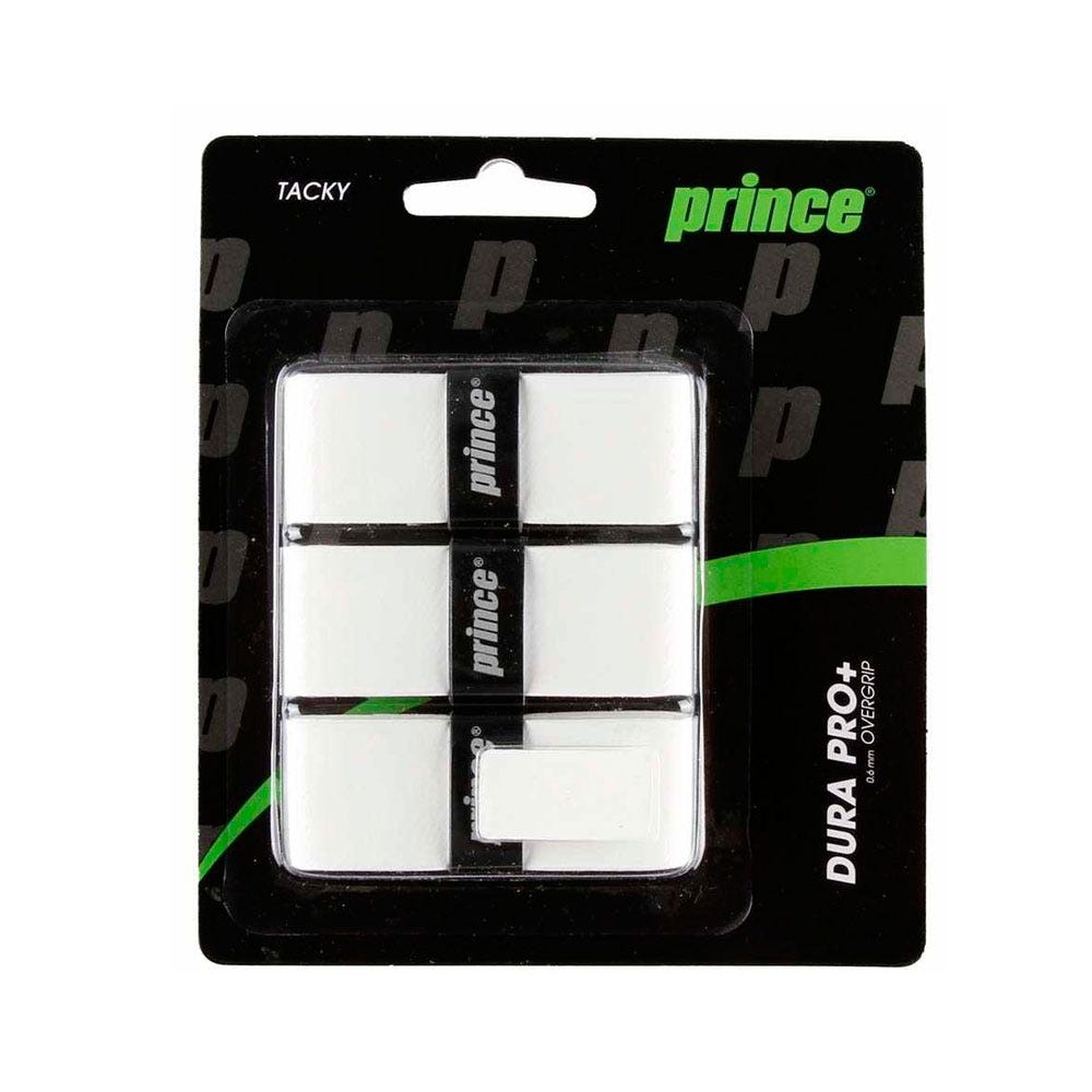 WHITE PRINCE DURAPRO 3 PCS BLISTER PACK OVERGRIPS