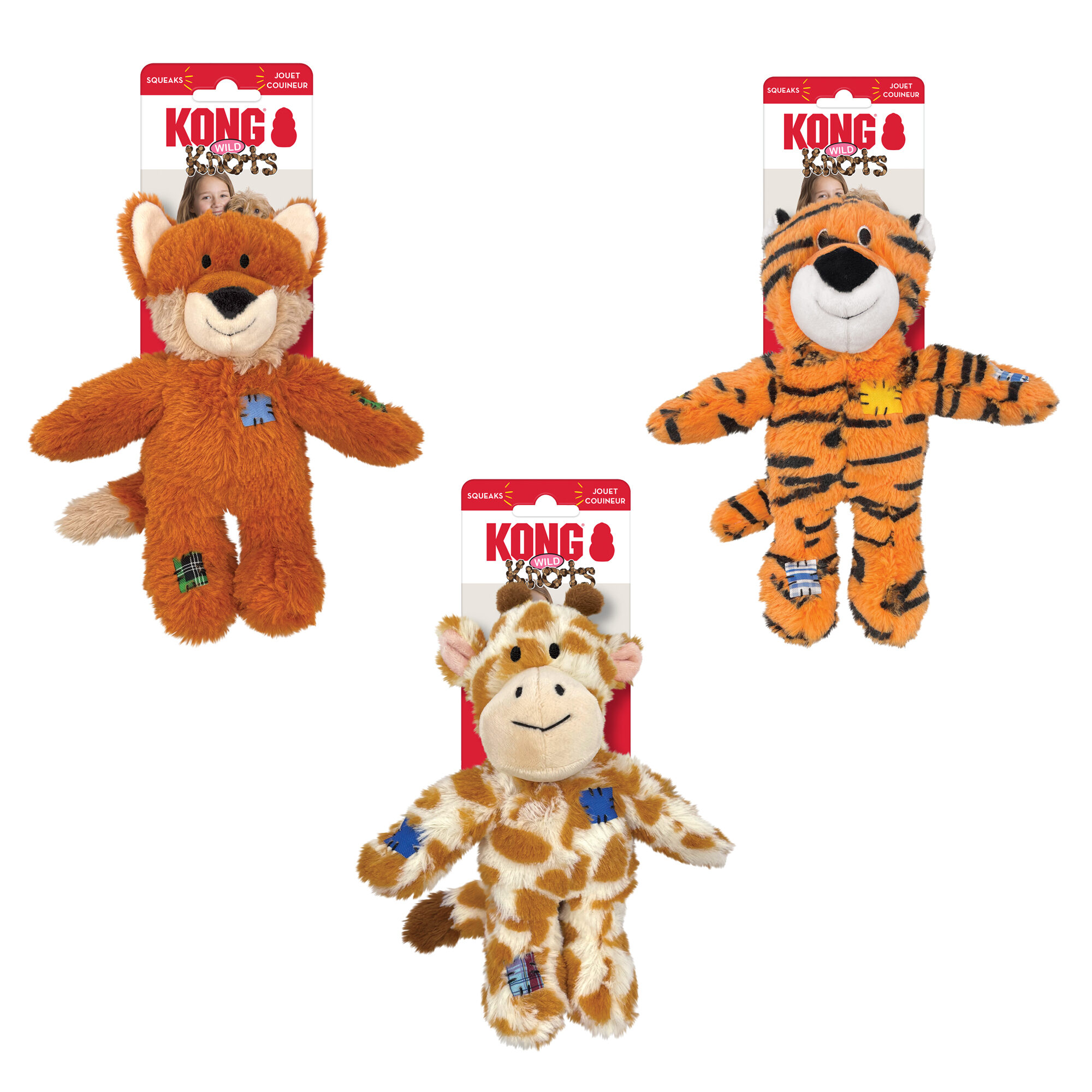 KONG Wildknots - Giraffe - Medium/Large