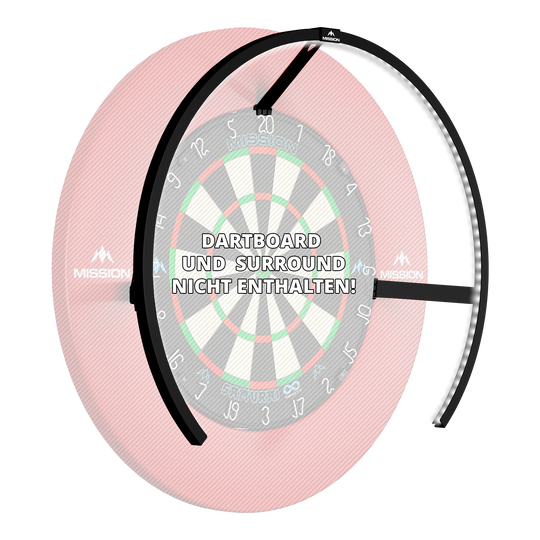 Mission Torus 270 LED Dartboard Lighting - Black