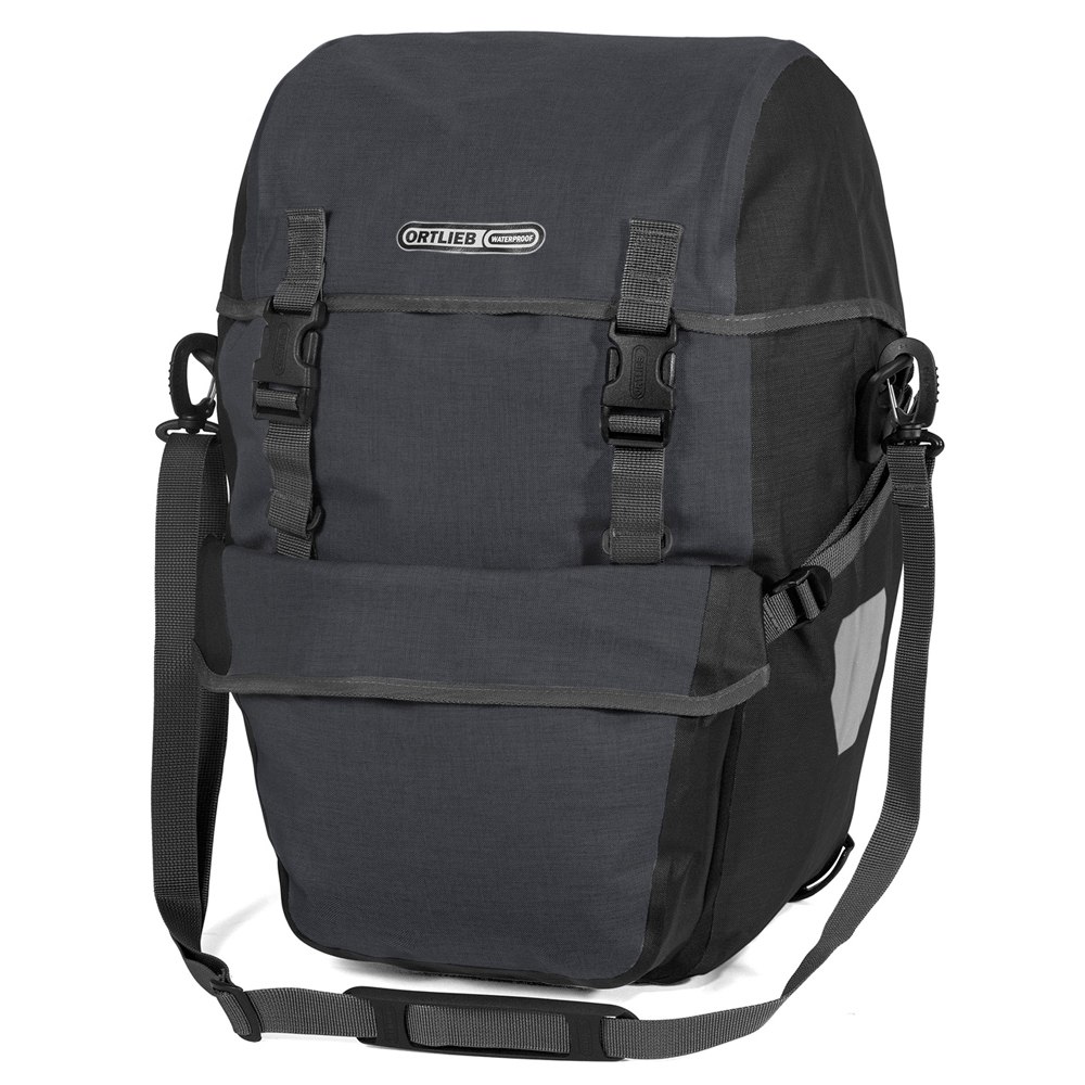 ORTLIEB Bike-Packer Plus - QL2.1 Bike Pannier (pair) - 2x21L - granite-black