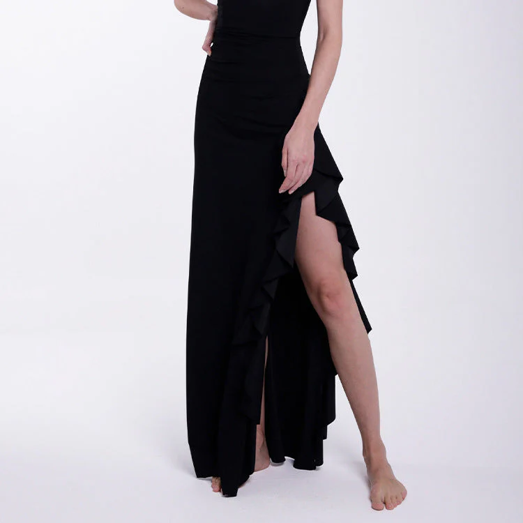 Eclipse Swimsuit Wrap Skirt - Black