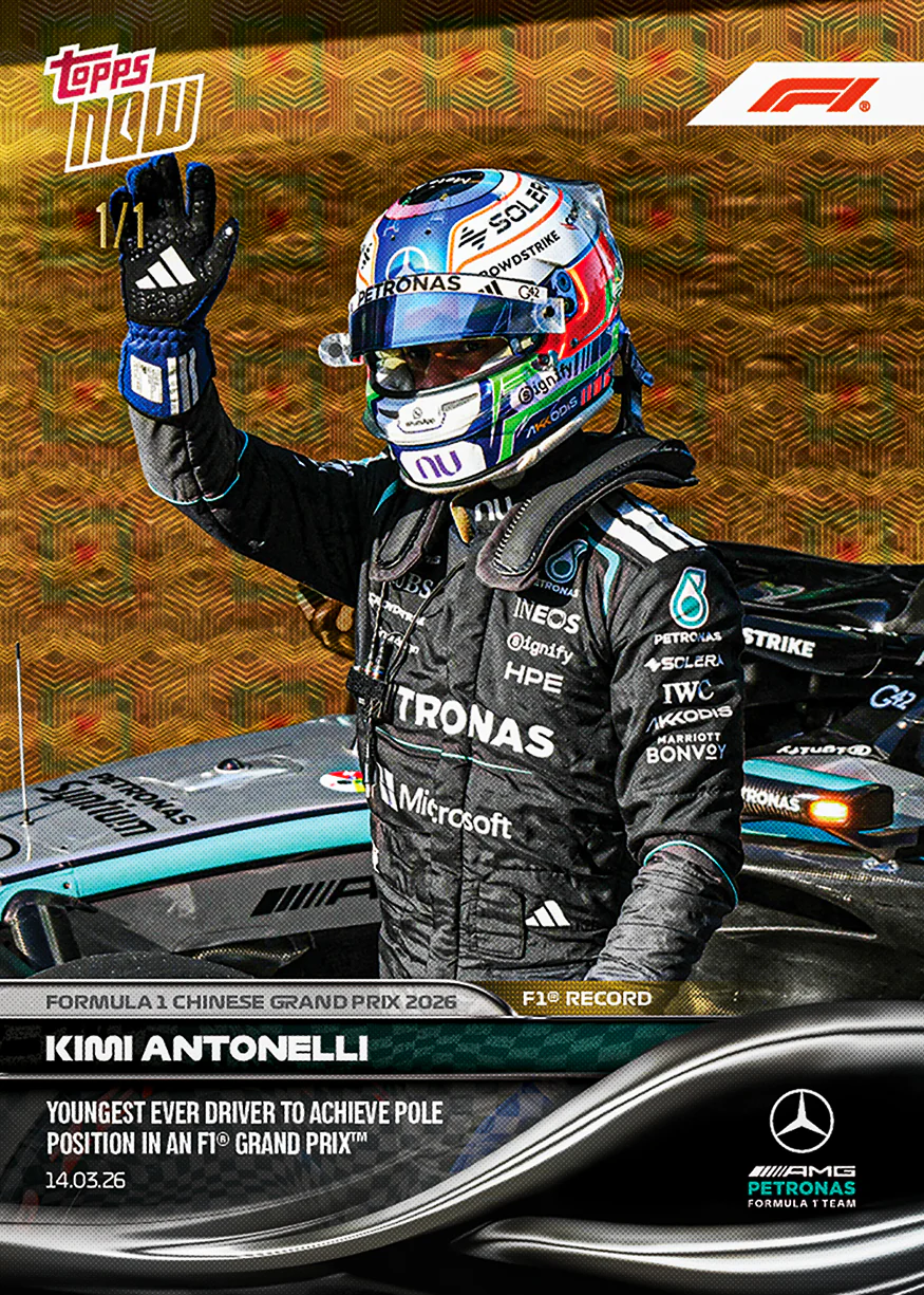 Kimi Antonelli - 2026 Formula 1® Topps NOW® - Card 17 - PR: 9379