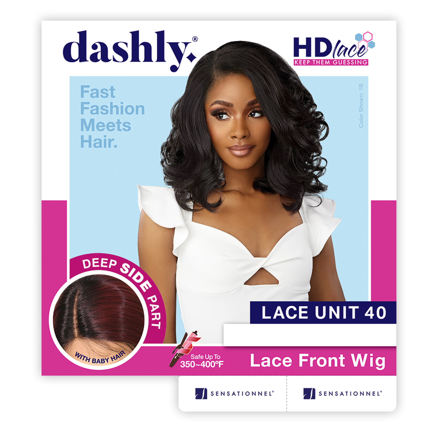 Sensationnel Dashly HD Lace Front Wig Lace Unit 40