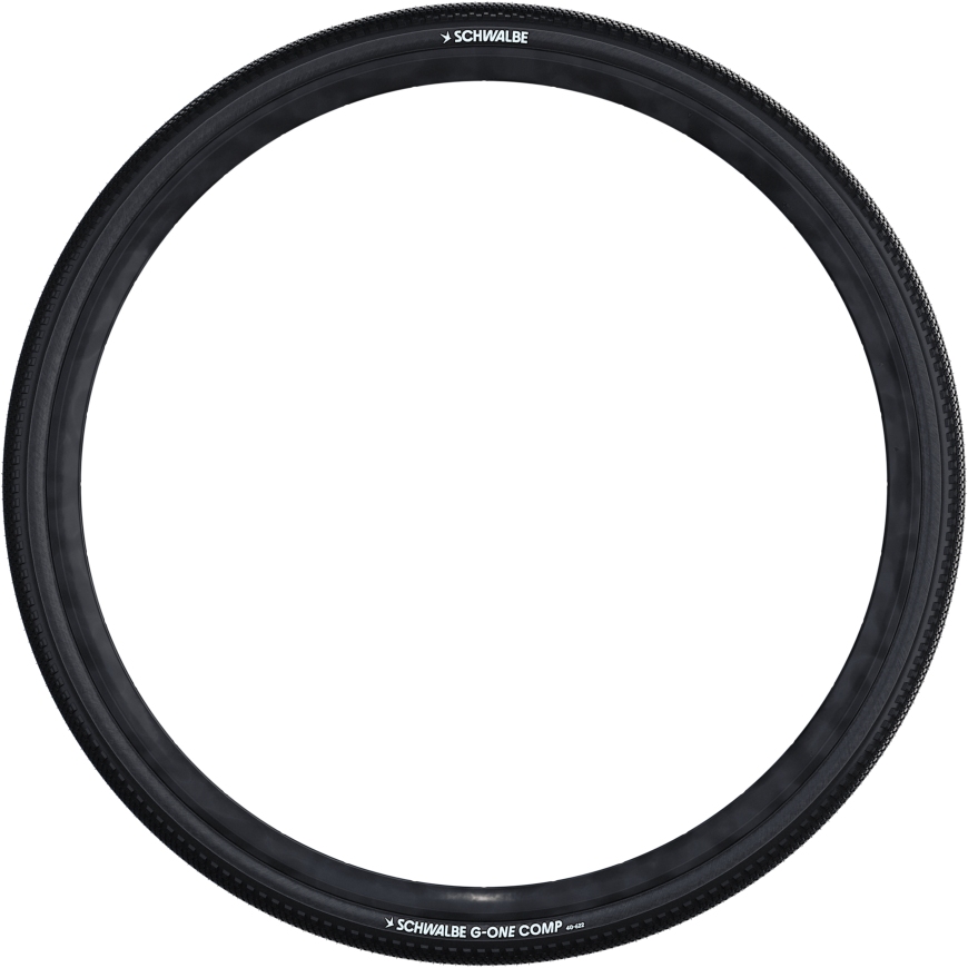 Schwalbe G-One Comp Wire Bead Tire - Active | Green Compound | K-Guard - 40-622 | black